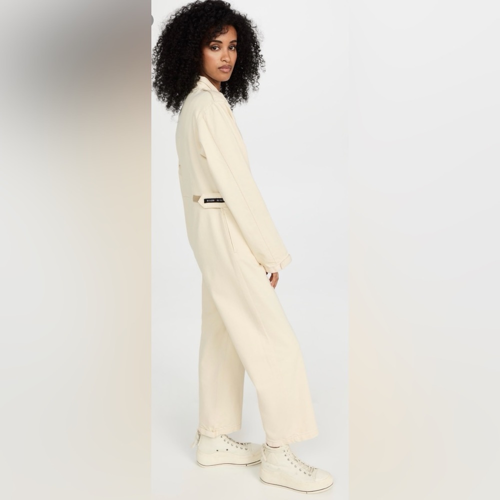 Oak & Acorn Rebelle Reserve Coverall Jumpsuit Ecru Utility Denim XS NWT - Picture 4 of 12